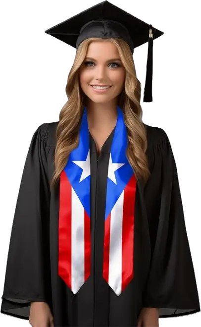 USA Star Graduation Stole