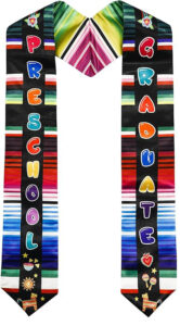 Mexican Serape Style Graduation Stole for Children