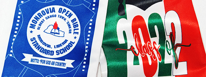 Printed Graduation Stole