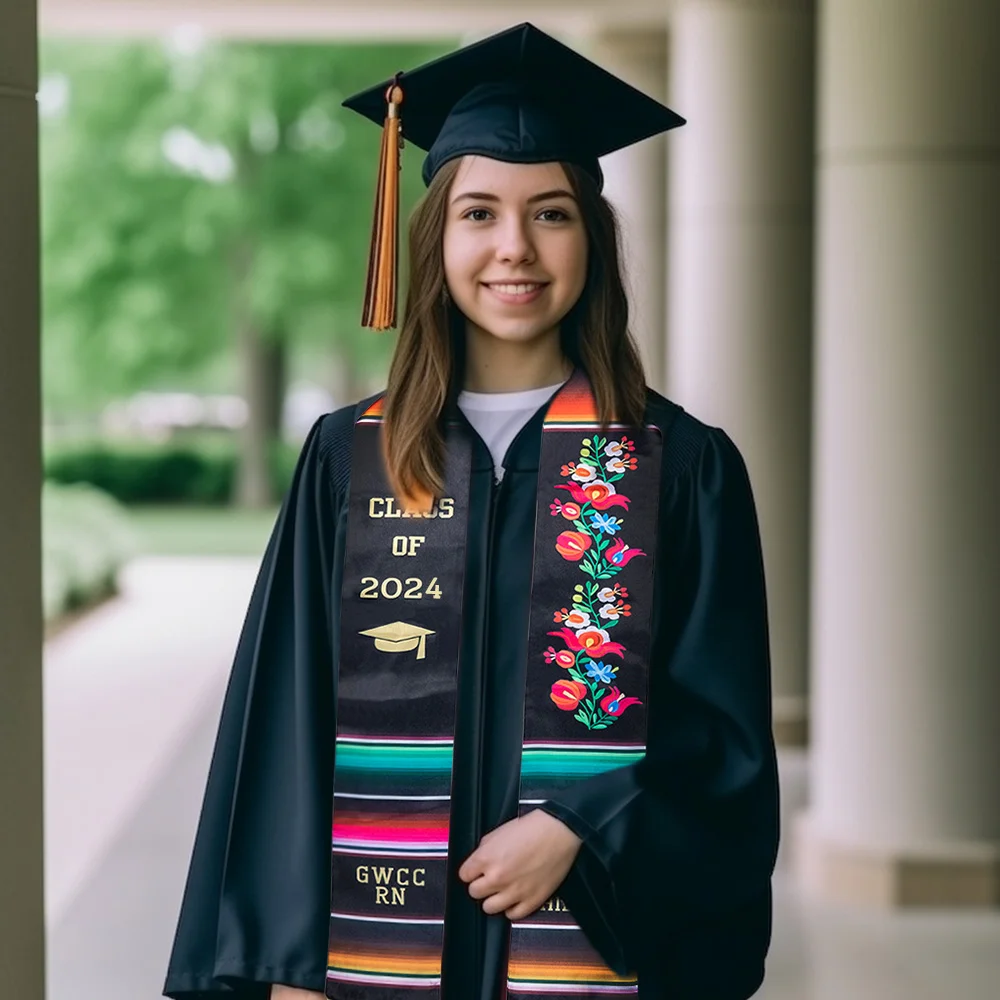Embroidery Graduation Sashes