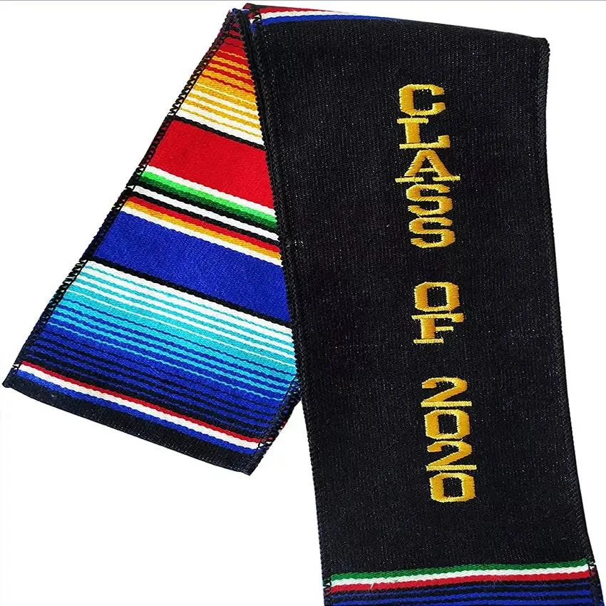 custom rainbow stole for LGBTQ graduates