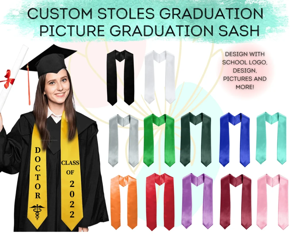 custom graduation stoles budget-friendly options