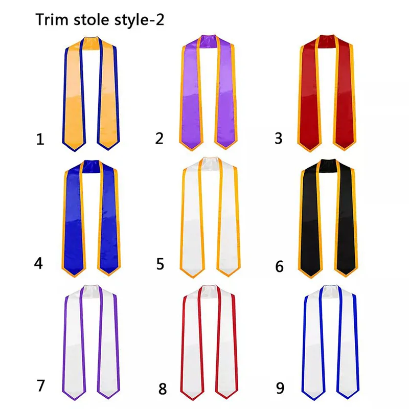 graduation stoles bulk for schools orders