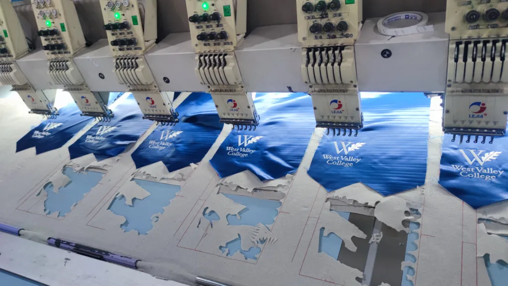 custom fan scarf printing workshop