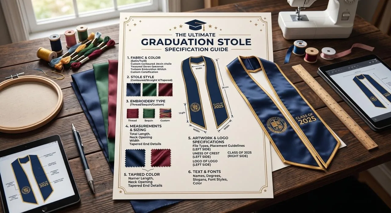 Graduation Stole Specification Sheet: What to Include